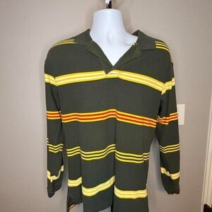 Green and yellow striped long sleeve